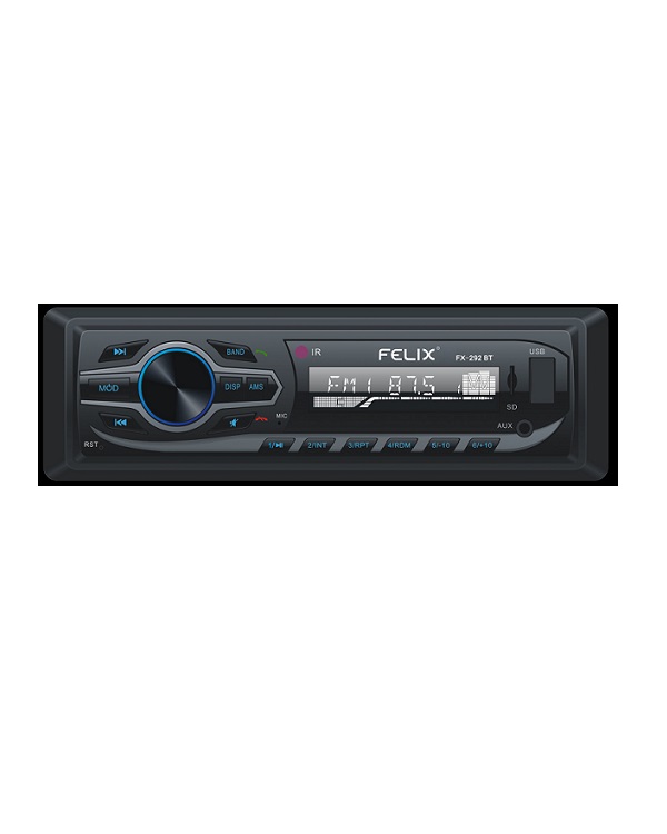 FELIX FX-292 UNIVERSAL 1DIN/4x45W/BT/FM/AUX/USB/MP3 ΑΥΤΟΚΙΝΗΤΟΥ - Έως 4 άτοκες δόσεις